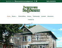 Tablet Screenshot of downtownbnb.com